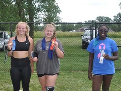 6.12 women's discus winners