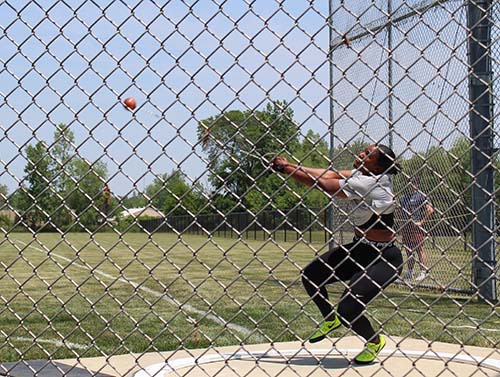 Javaris Ambrose, Men’s Shot Put and Hammer Champion