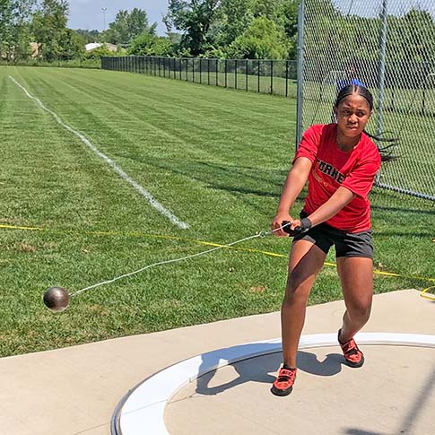 hammer throw for girls